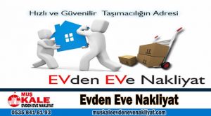 Muş Evden Eve Nakliyat Şirketi